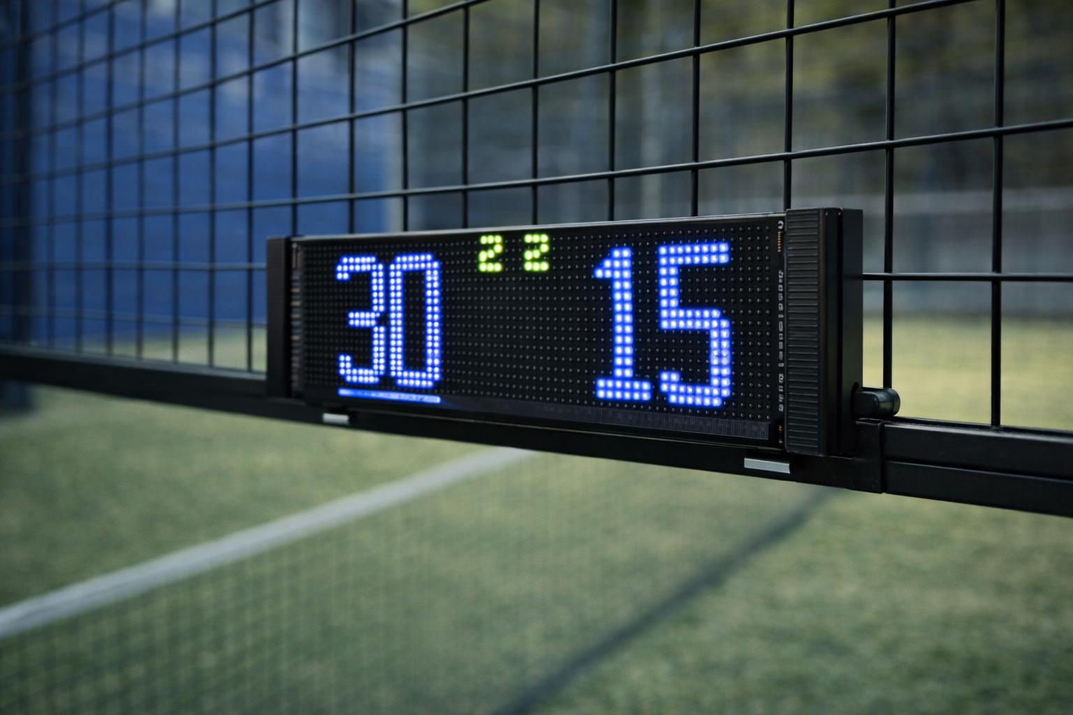 PADEL ON flexible courtside screen